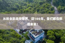 从创业到走向世界，这100年，我们都在创造未来！第1张-EA个人工具